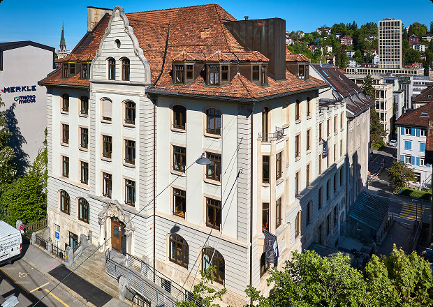 Das Gebäude des START Campus in St. Gallen